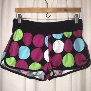 Roxy Multi colored polka dot swim shorts